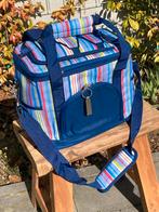 KOELTAS 15 LTR  BLAUW GESTREEPT NIEUW, -, -, Nieuw, Ophalen of Verzenden