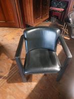 Leolux stoelen zwart, Ophalen, Gebruikt, Zwart, Leer