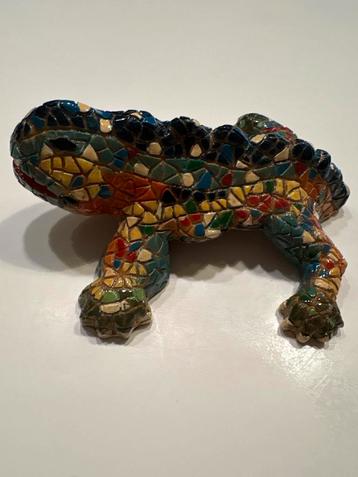 Gaudi Salamander Barcelona - Handgeschilderd beschikbaar voor biedingen