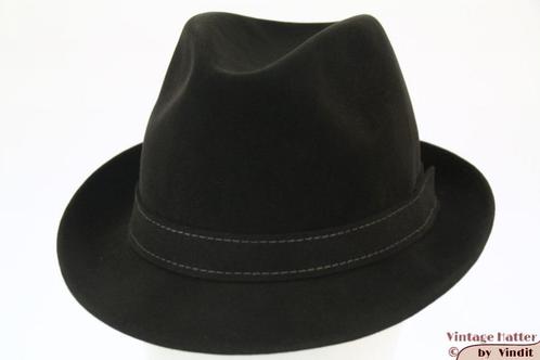 Vintage Gleufhoed Antilope donkergrijs 56,5 gratis verzenden, Kleding | Heren, Hoeden en Petten, Gedragen, Hoed, 57 cm (M, 7⅛ inch) of minder