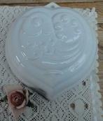 Landelijke witte puddingvorm het met fantasie vogel, Gebruikt, -, -, Ophalen of Verzenden