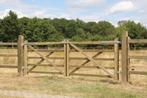 33. Houten poort | landhekken | weidepoorten, Ophalen of Verzenden, Nieuw, Hout, Tuinhek