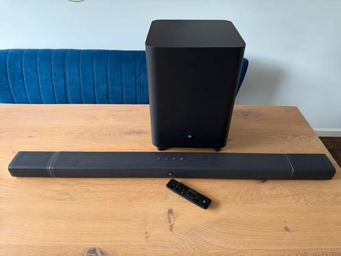 JBL BAR 5.1 Soundbar met Draadloze Achterluidsprekers en Sub, Audio, Tv en Foto, Soundbars, Gebruikt, Bluetooth, Met externe subwoofer