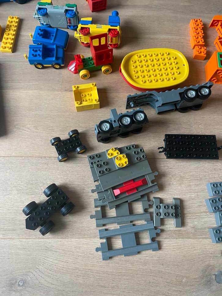 Grote partij Duplo stenen en voertuigen, Kinderen en Baby's, Speelgoed | Duplo en Lego, Zo goed als nieuw, Duplo, Losse stenen