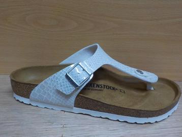 Birkenstock Gizeh wit magic snake maat 37 beschikbaar voor biedingen