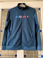 Adidas sport vest blauw met rits zowel voor heren als dames, Ophalen of Verzenden, Zo goed als nieuw, Blauw, Algemeen