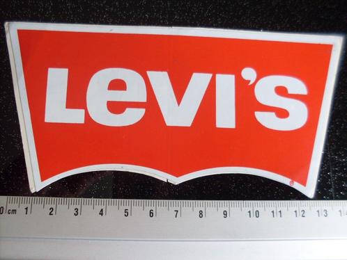 ruit sticker Levi's logo witte rand, Verzamelen, Stickers, Zo goed als nieuw, Merk, Verzenden