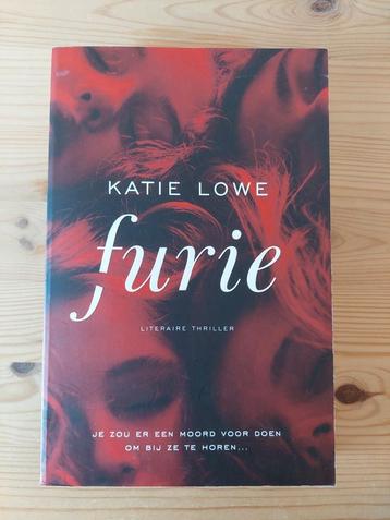 Literaire thriller boek furie van Katie Lowe beschikbaar voor biedingen