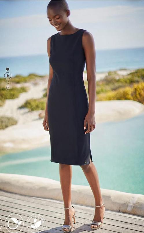 LaDress Gloria zwart in maat S, Kleding | Dames, Jurken, Zo goed als nieuw, Maat 36 (S), Zwart, Boven de knie, Ophalen of Verzenden