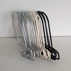 14 vintage Ikea Flit boekensteunen. Wit Zwart Metaal, Huis en Inrichting, Ophalen of Verzenden, Zo goed als nieuw