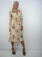 *Abfab Vintage Jurk met Print 38*, Kleding | Dames, Ophalen of Verzenden, Zo goed als nieuw, Maat 38/40 (M), Knielengte