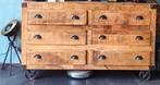 Dressoir industrieel, Huis en Inrichting, Kasten | Dressoirs, Ophalen, Gebruikt, 150 tot 200 cm, Met lade(s)