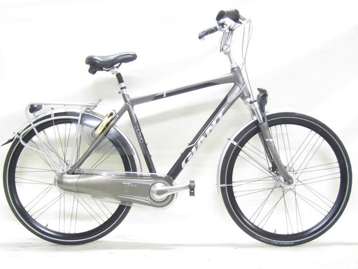 Giant Ultimo grijs heren 55cm 28inch, Fietsen en Brommers, Fietsen | Heren | Herenfietsen, Gebruikt, Giant, 53 tot 57 cm, Versnellingen