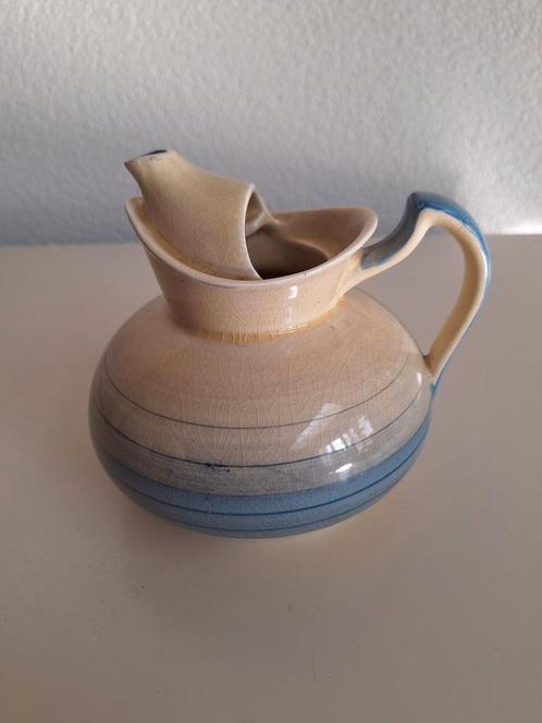 Vintage Susie Cooper kan, model 633, creme-blauw, Antiek en Kunst, Curiosa en Brocante, Ophalen of Verzenden