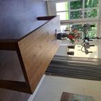 Robuuste eettafel, Huis en Inrichting, Tafels | Eettafels, Ophalen, Gebruikt, Eikenhout, 200 cm of meer