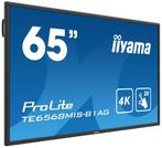 Iiyama 65" 4K touchscreen type: TE6568MIS-B1AG - z.g.a.n, Computers en Software, Monitoren, Ophalen, IPS, Ilyama, Ingebouwde speakers