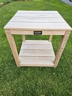 ROUGH-A bijzet tuintafel 50x50x55cm, Ophalen, Gebruikt, Vierkant, Teakhout