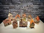 Vakwerkhuizen Duitse gebouwen N spoor modeltrein 1:160, Ophalen of Verzenden, Gebruikt, Brug, Tunnel of Gebouw, Overige merken