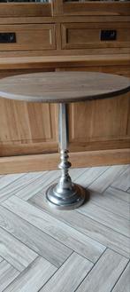Nieuwe bijzet tafel, wijn tafel, sidetable, Ophalen, Rond, Zo goed als nieuw, 60 cm of meer
