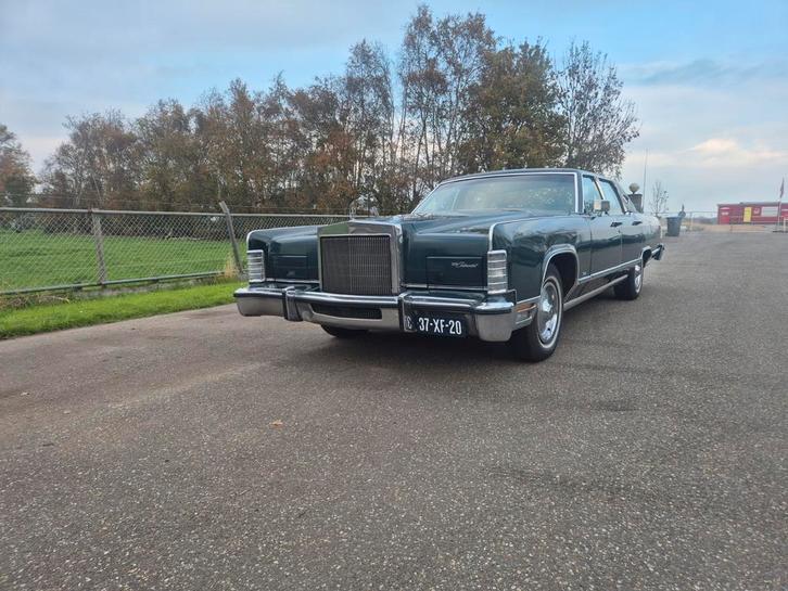 Lincoln Continental 7.5 AUT 1978 Groen, Auto's, Lincoln, Particulier, Continental, Benzine, Sedan, Automaat, Origineel Nederlands
