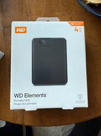 WD Elements 4-TB harde schijf NIEUW, Computers en Software, Harde schijven, HDD, Nieuw, 4TB, Western Digital (WD)