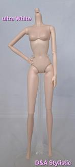 Losse lichaam Barbie/Fashion Royalty Ultra White, Ophalen of Verzenden, Nieuw
