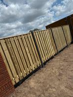 Houten beton schutting, Tuin en Terras, Ophalen, Gebruikt, Minder dan 3 meter, Minder dan 1 meter