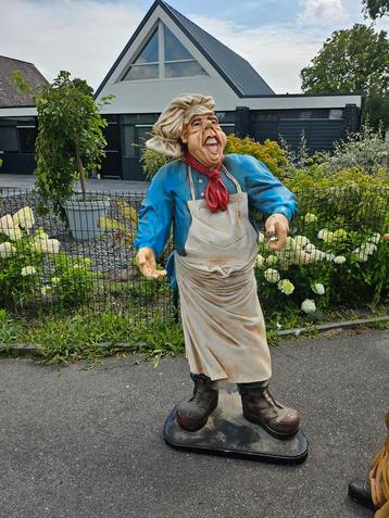 Vintage Kok - Levensgroot Decoratiebeeld beschikbaar voor biedingen