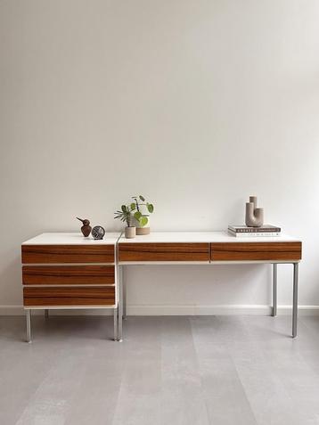 Jaren 60 ladekastje met toilettafel/kaptafel, vintage beschikbaar voor biedingen