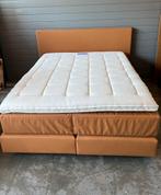 Boxspring van kuperus hand made, Huis en Inrichting, Ophalen, Bruin, Tweepersoons, Zo goed als nieuw