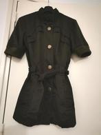 Super Hippe Jas Trenchcoat Size M Brown, Kleding | Dames, Jumpsuits, Bruin, Zo goed als nieuw, Verzenden