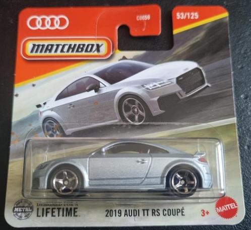 Matchbox 2019 audi tt rs coupe in zilver, Hobby en Vrije tijd, Modelauto's | Overige schalen, Nieuw, Auto, Ophalen of Verzenden