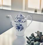 Antieke Johnson Brothers blauwe Indies theepot, Antiek en Kunst, Antiek | Servies los, Ophalen of Verzenden