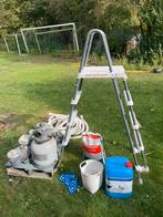 Zwembadtrap (130/170, 40 breed), veiligheidpal, plus meer, Tuin en Terras, Zwembad-toebehoren, Ophalen, Gebruikt