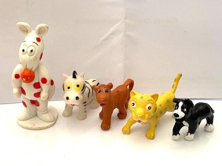 Poppetje 5 dieren zie de foto, Verzamelen, Poppetjes en Figuurtjes, Zo goed als nieuw, Ophalen