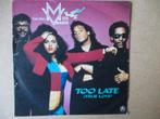 s3264 milli vanilli - too late, Ophalen, Gebruikt, Overige genres, 7 inch