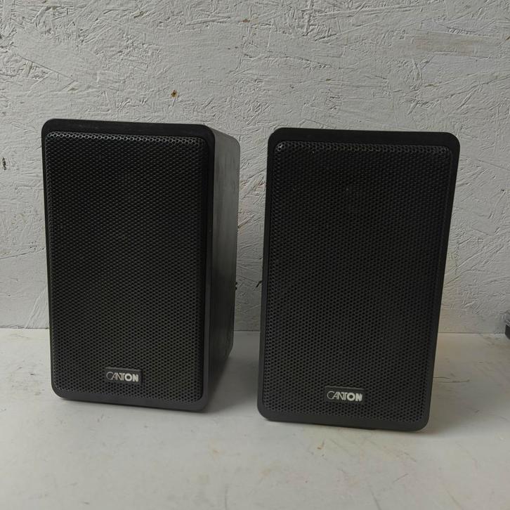 Canton Plus S luidsprekers zwart, Audio, Tv en Foto, Luidsprekers, Front, Rear of Stereo speakers, 60 tot 120 watt, Overige merken