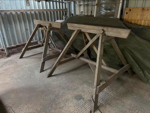 Bootbokken voor kielboot (2 stuks), Watersport en Boten, Overige Watersport en Boten, Gebruikt, Ophalen
