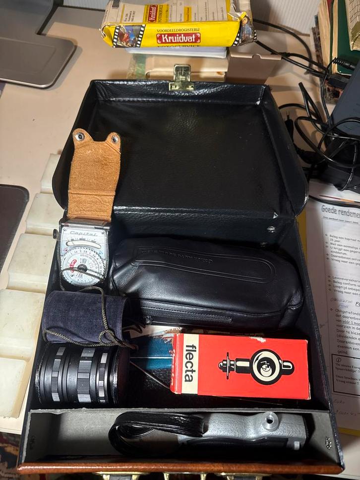 Vintage Camera Accessoires Set, Audio, Tv en Foto, Fotocamera's Analoog, Gebruikt, Ophalen of Verzenden