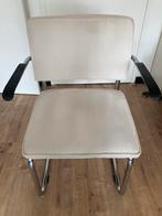Zuiver Ridge Rib stoel met leuningen wit, Huis en Inrichting, Stoelen, Ophalen, Gebruikt, Wit, Eén