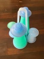 Tupperware azijn olie peper en zout setje als nieuw, Ophalen of Verzenden, Zo goed als nieuw, Blauw, Overige typen