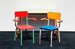 Tubax kleuterschool tafel + 2 stoeltjes. Vintage 60s / 70s, Ophalen of Verzenden, Gebruikt, Tafel(s) en Stoel(en)