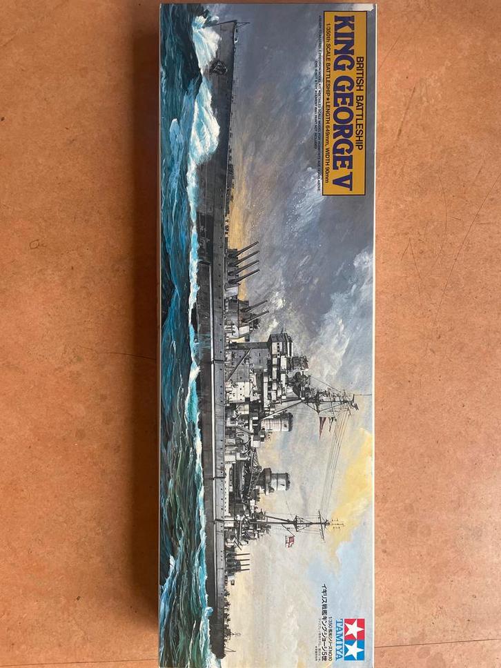 Oorlogsschip King George V 1/350 Schaal Modelboot, Hobby en Vrije tijd, Modelbouw | Boten en Schepen, Zo goed als nieuw, 1:200 of kleiner