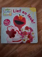 Elmo's Wereld: Lief en Leuk! - Kinderboek, Boeken, Ophalen of Verzenden, 2 tot 3 jaar, Uitklap-, Voel- of Ontdekboek, Sesamstraat
