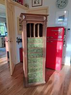 Archiefkast, hout/papier, Ophalen, Gebruikt, 50 tot 100 cm, Met lade(s)