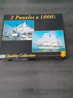 2 Puzzels x 1000 - Quality Collection, Ophalen, 500 t/m 1500 stukjes, Zo goed als nieuw, Legpuzzel