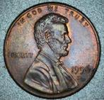 Toned Lincoln Cent 1996 D, Ophalen of Verzenden, Noord-Amerika, Losse munt