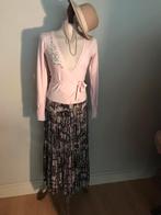 GUSTAV MAXI ROK TAUPE/GREY, Maat 38/40 (M), Overige kleuren, Verzenden, Zo goed als nieuw