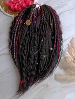 Zwarte krullende dreadlock extensions set, Ophalen of Verzenden, Nieuw, Pruik of Haarverlenging