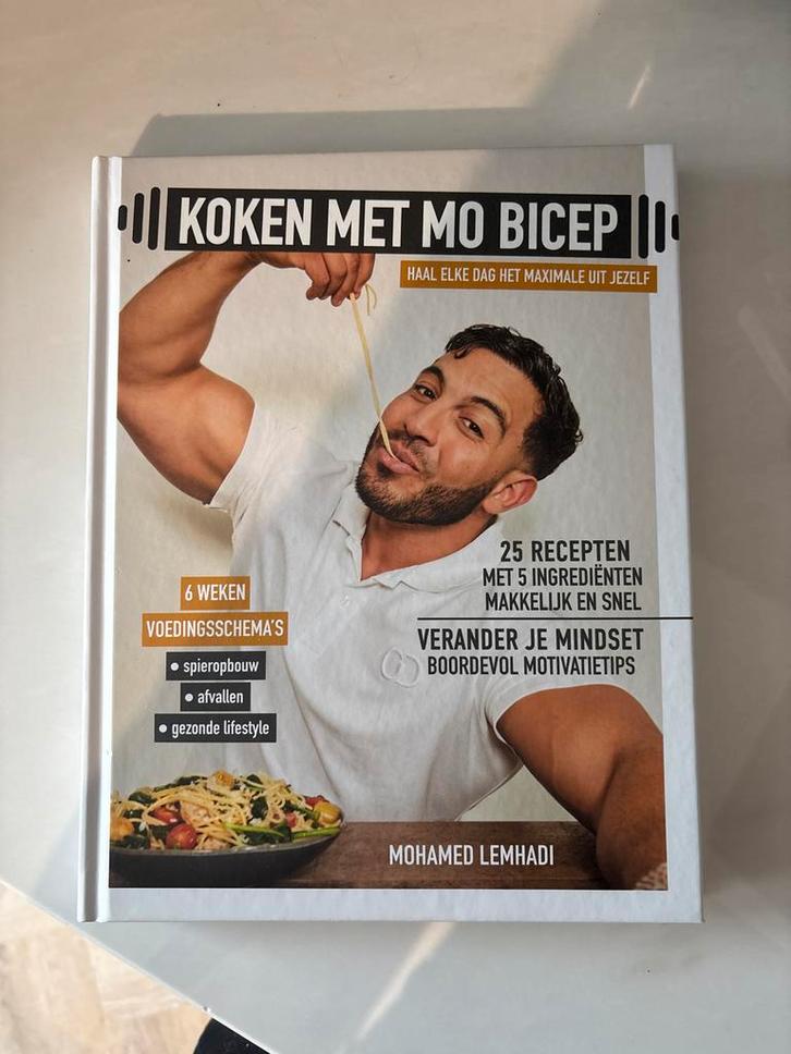 Koken met Mo Bicep - Gezonde recepten!, Boeken, Kookboeken, Zo goed als nieuw, Hoofdgerechten, Overige gebieden, Gezond koken
